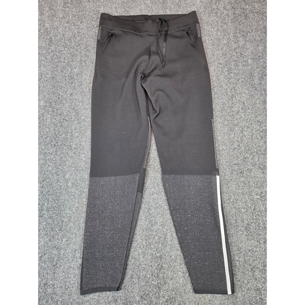 Adidas Primeknit Training Pants Mens Medium Black Grey Tapered Joggers DT0906